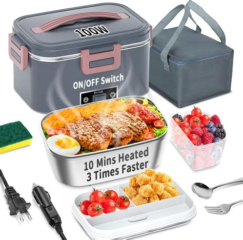 electric heated lunch box uk|self heated electric lunch box.